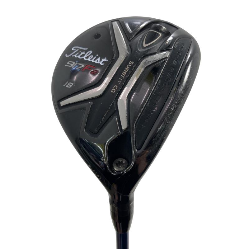 【中古】 タイトリスト 917 F2 18° フェアウェイウッド FW リシャフト (フレックス余分の物) メンズ 成人男性用 右利き 右用 D位置づける ゴルフ野球クラブ