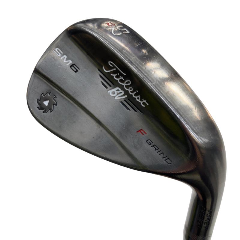 【中古】 タイトリスト VOKEY SPIN MILLED SM6 スティールグレー 52°/12°F ウェッジ WG Dynamic Gold (フレックスS) メンズ 男性用 右利き 右用 Cランク ゴルフクラブ