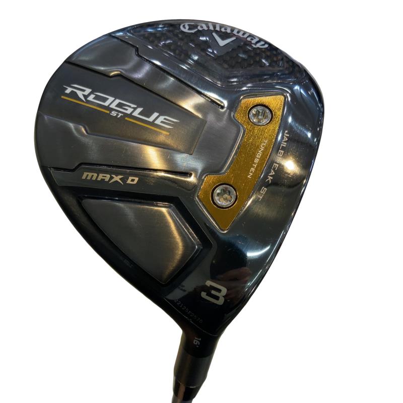 【中古】 キャロウェイ ROGUE ST MAX D 3W フェアウェイウッド FW リシャフト (フレックスその他) メンズ 男性用 右利き 右用 Cランク ゴルフクラブ