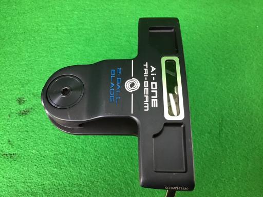 【中古】 オデッセイ Ai-ONE TRI-BEAM 2-BALL BLADE CH 34in パター PT STROKE LAB 90 スチール写真 (フレックス余分の物) メンズ 成人男性用 右利き 右用 B位置づける ゴルフ野球クラブ