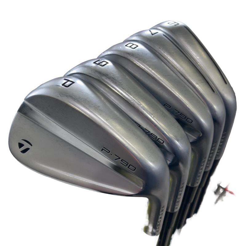 【中古】 テーラーメイド Taylor Made P・790(2023) 5S アイアンセット IR TM MCI 80 BK (フレックスS) メンズ 男性用 右利き 右用 Cランク ゴルフクラブ