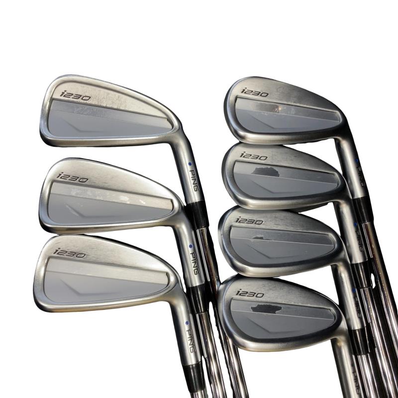 【中古】 ピン i230 7S アイアンセット IR 純正特注シャフト (フレックスS) メンズ 男性用 右利き 右用 Cランク ゴルフクラブ｜ゴルフパートナー 中古クラブ店