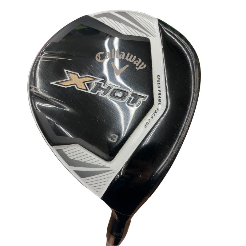 【中古】 キャロウェイ X HOT 3W フェアウェイウッド FW X HOT 60W(フェアウェイウッド) (フレックスS) メンズ 男性用 右利き 右用 Dランク ゴルフクラブ