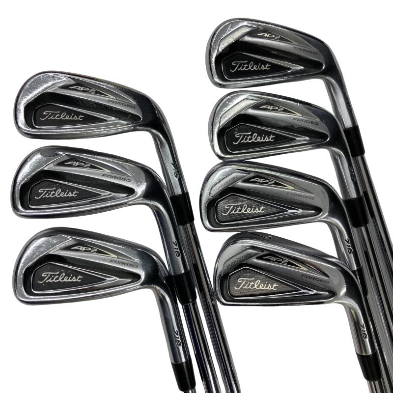 【中古】 タイトリスト Titleist AP2 716 8S アイアン仕掛ける IR リシャフト (フレックス余分の物) メンズ 成人男性用 右利き 右用 D価値づける ゴルフ野球クラブ