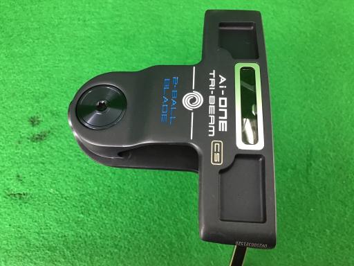 【中古】 オデッセイ Ai-ONE TRI-BEAM 2-BALL BLADE CS 34in パター PT STROKE LAB 90 スチール写真 (フレックス余分の物) メンズ 成人男性用 右利き 右用 B位置づける ゴルフ野球クラブ