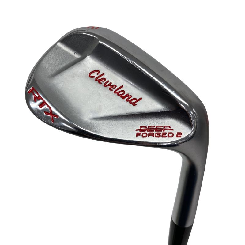 【中古】 クリーブランド Cleveland RTX DEEP FORGED 2 52°/10° ウェッジ WG 純正特注シャフト (フレックスS) メンズ 男性用 右利き 右用 Cランク ゴルフクラブ