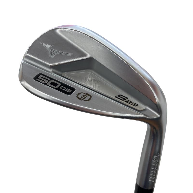 【中古】 ミズノ Mizuno S23(白いこと繻子) 50°/08°S ウェッジ WG 完全無欠特注立て坑 (フレックスS) メンズ 成人男性用 右利き 右用 C価値づける ゴルフ野球クラブ