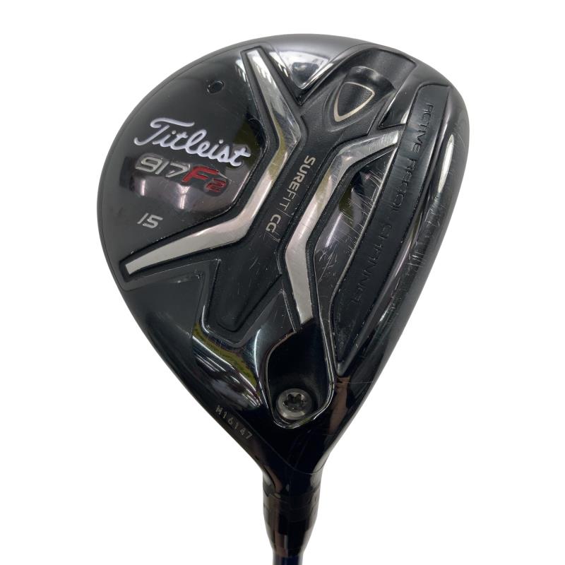 【中古】 タイトリスト 917 F2 15° フェアウェイウッド FW リシャフト (フレックス余分の物) メンズ 成人男性用 右利き 右用 D位置づける ゴルフ野球クラブ