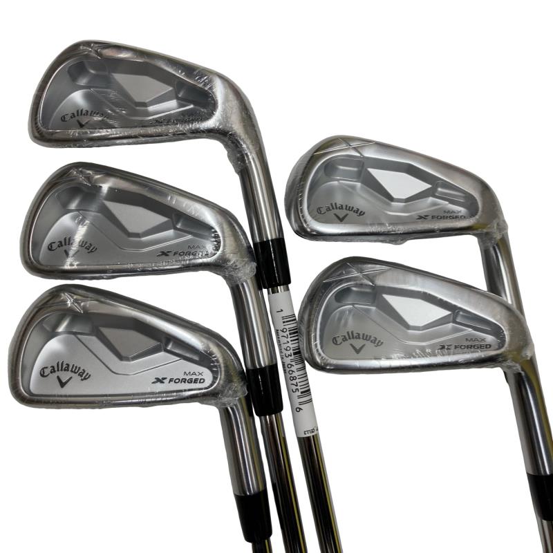 【中古】 キャロウェイ X FORGED MAX(2025) 5S アイアンセット IR 純正特注シャフト (フレックスR) メンズ 男性用 右利き 右用 Aランク ゴルフクラブ｜ゴルフパートナー 中古クラブ店