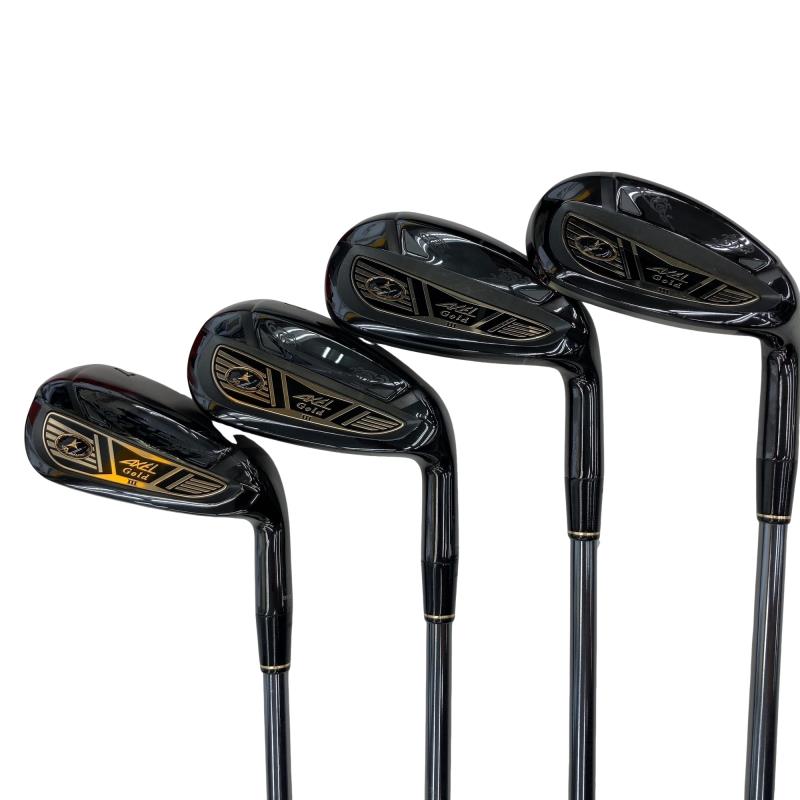 【中古】 つるや AXEL Gold Premium III 4S アイアン仕掛ける IR AXEL Gold Premium III(アイアン) (フレックスR) メンズ 成人男性用 右利き 右用 C序列付ける ゴルフ野球クラブ