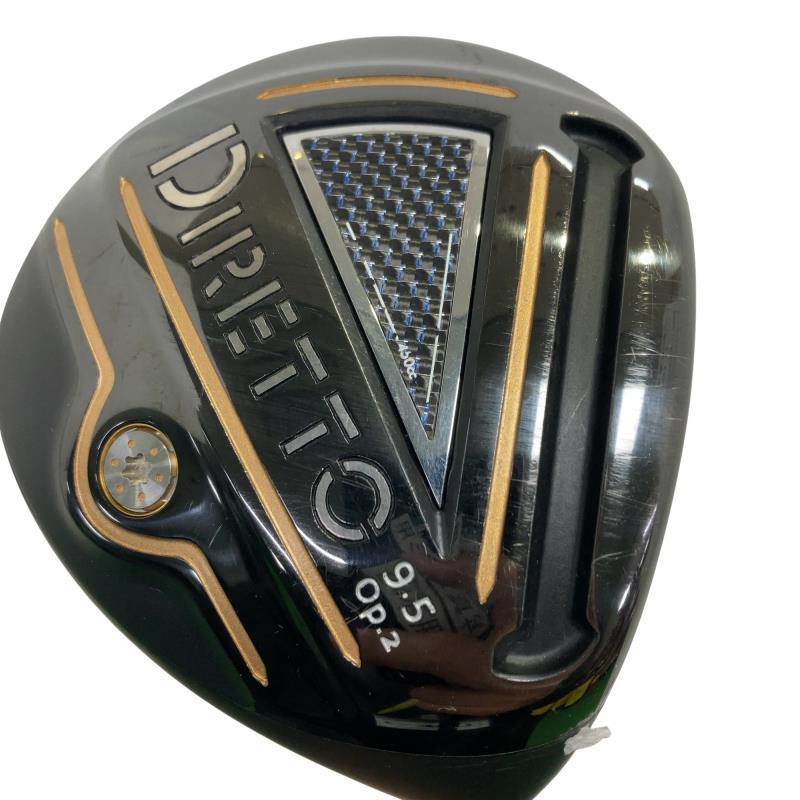 【中古】 日幸物産 DIRETTO OP2 9.5° ドライバー DR オリジナルカーボン (フレックスSR) メンズ 男性用 右利き 右用 Cランク ゴルフクラブ