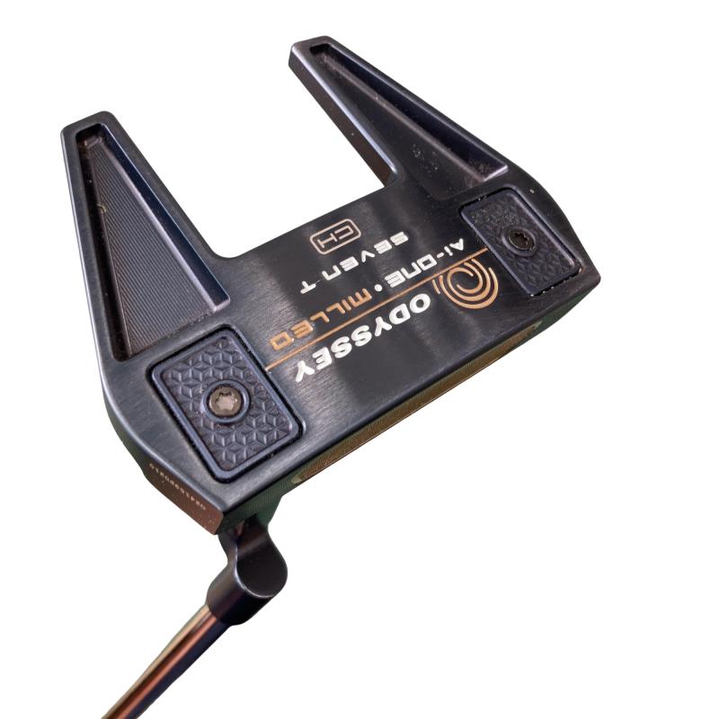 【中古】 オデッセイ Ai-ONE・MILLED SEVEN T CH 34in パター PT STROKE LAB 90 スチール写真 (フレックス余分の物) メンズ 成人男性用 右利き 右用 C価値づける ゴルフ野球クラブ