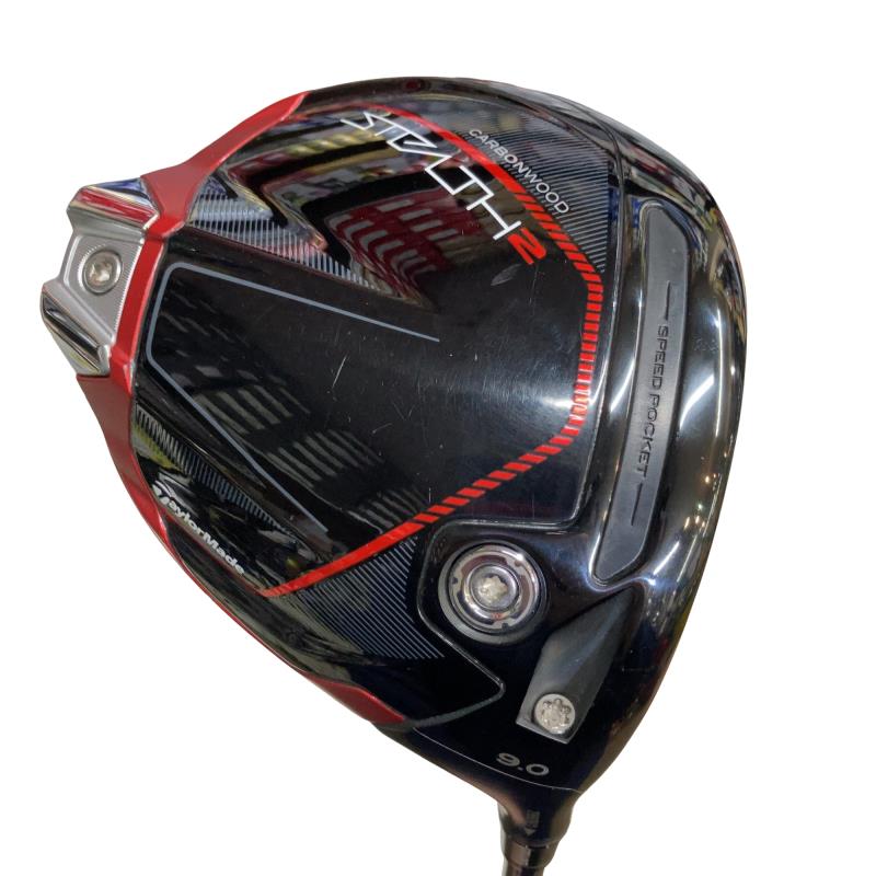 【中古】 テーラーメイド STEALTH2 9° ドライバー DR TENSEI RED TM50(STEALTH DR) (フレックスS) メンズ 男性用 右利き 右用 Cランク ゴルフクラブ