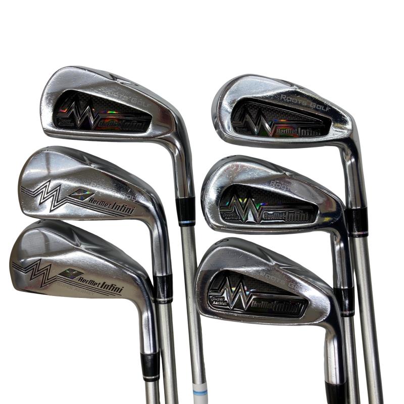 【中古】 開びゃくゴルフ(旧ゴーセン) ROOTS AerMet Infini 6S アイアン仕掛ける IR AerMet Infini(アイアン) (フレックスSR) メンズ 成人男性用 右利き 右用 C価値づける ゴルフ野球クラブ