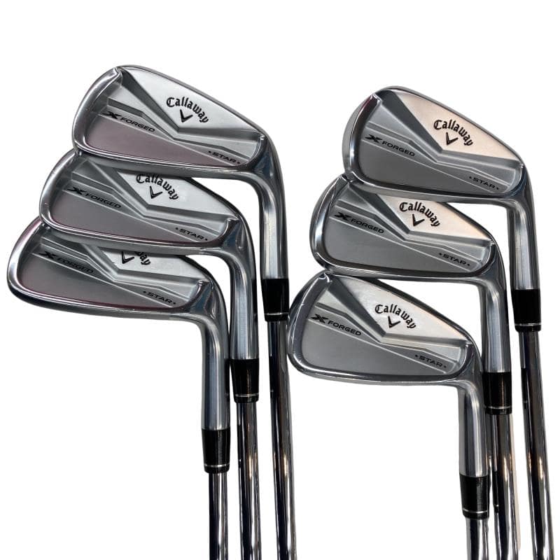 【中古】 キャロウェイ X FORGED STAR(2024) 6S アイアンセット IR NS PRO MODUS3 TOUR105 (フレックスS) メンズ 男性用 右利き 右用 Cランク ゴルフクラブ