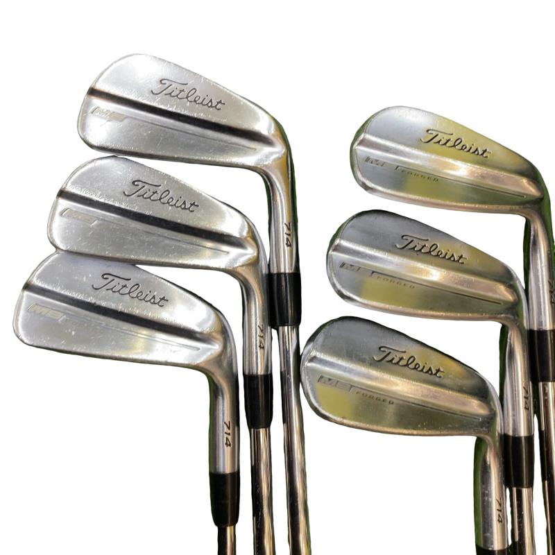 【中古】 タイトリスト Titleist MB 714 6S アイアンセット IR Dynamic Gold (フレックスS) メンズ 男性用 右利き 右用 Dランク ゴルフクラブ
