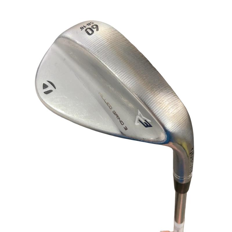 【中古】 仕立て屋お手伝いさん Taylor Made MILLED GRIND 3 60°/10° ウェッジ WG Dynamic Gold (フレックスS) メンズ 成人男性用 右利き 右用 C位置づける ゴルフ野球クラブ