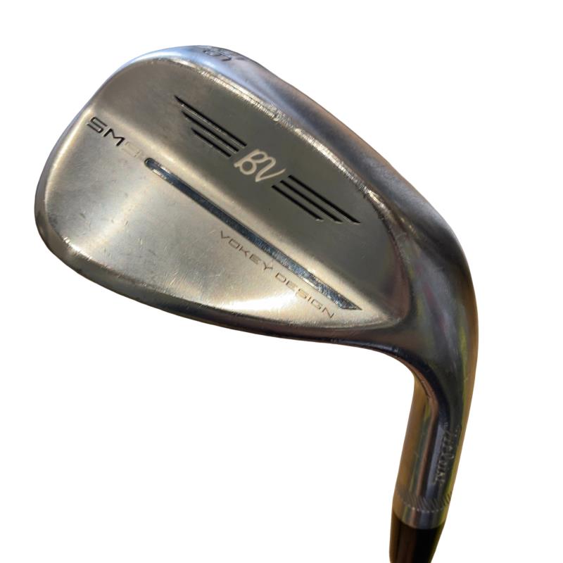 【中古】 タイトリスト VOKEY SPIN MILLED SM9 ツアークロム 56&deg;/14&deg;F ウェッジ WG BV 105 (フレックスその他) メンズ 男性用 右利き 右用 Cランク ゴルフクラブ｜ゴルフパートナー 中古クラブ店