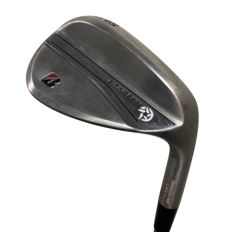 【中古】 ブリヂストン BRIDGESTONE BITING SPIN ノーメッキ 50°/10°F ウェッジ WG 純正特注シャフト (フレックスS) メンズ 男性用 右利き 右用 Cランク ゴルフクラブ
