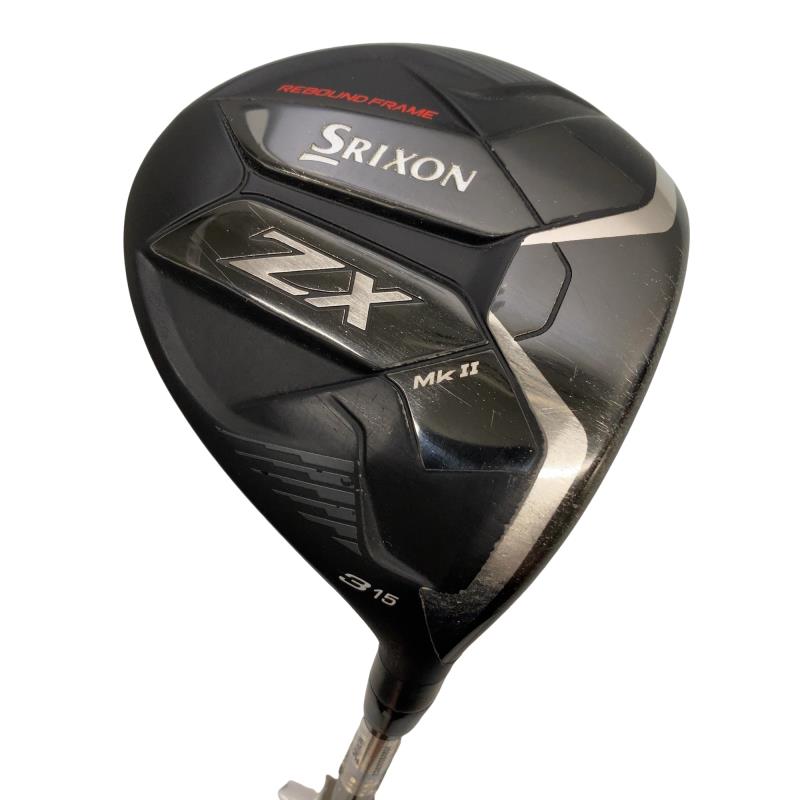 【中古】 ダンロップ SRIXON ZX Mk II 3W フェアウェイウッド FW 完全無欠特注立て坑 (フレックスS) メンズ 成人男性用 右利き 右用 C序列付ける ゴルフ野球クラブ