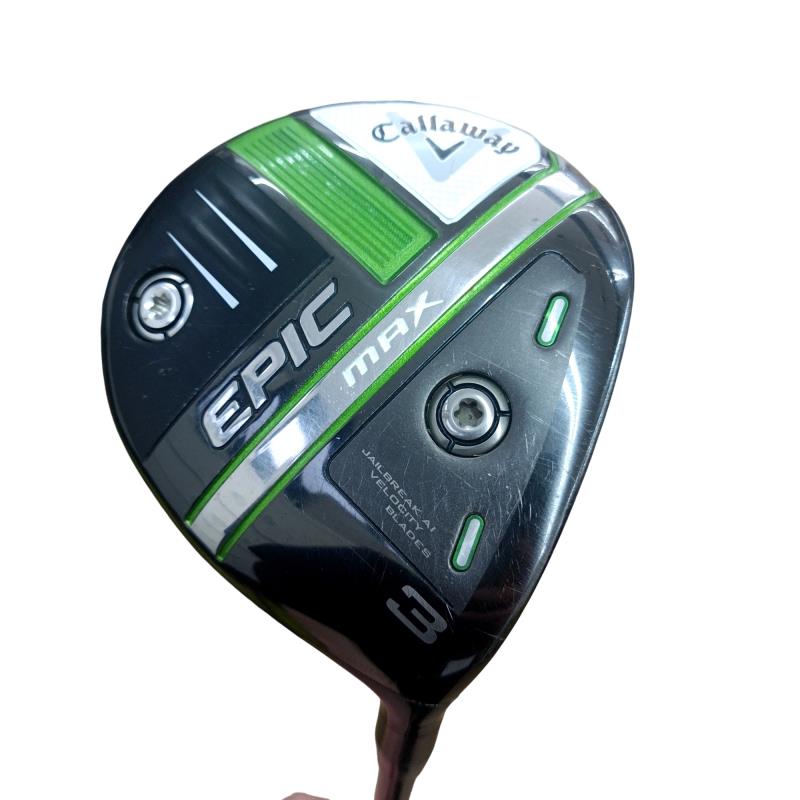 【中古】 キャロウェイ EPIC MAX 3W フェアウェイウッド FW Diamana 40 for CW(2021 EPIC FW) (フレックスS) メンズ 男性用 右利き 右用 Cランク ゴルフクラブ