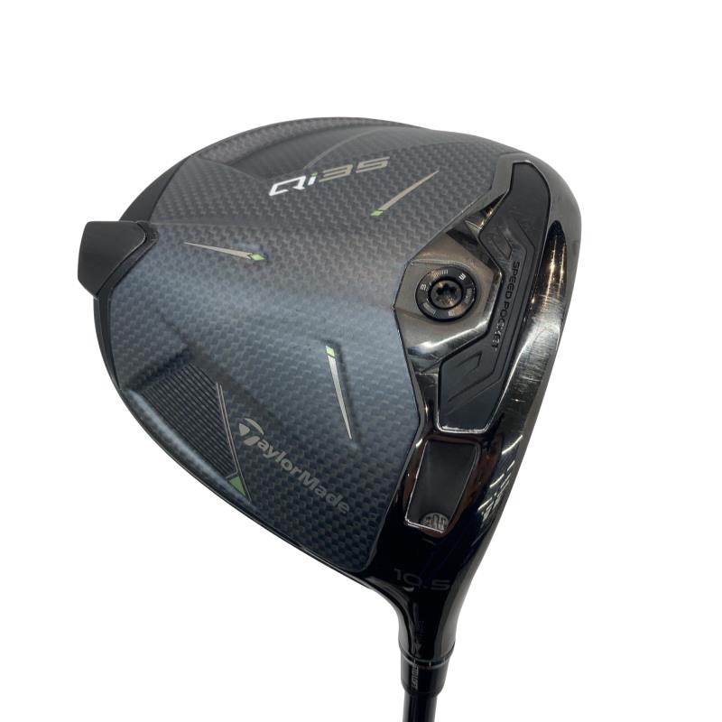 【中古】 テーラーメイド Qi35 10.5° ドライバー DR 純正特注シャフト (フレックスS) メンズ 男性用 右利き 右用 Cランク ゴルフクラブ