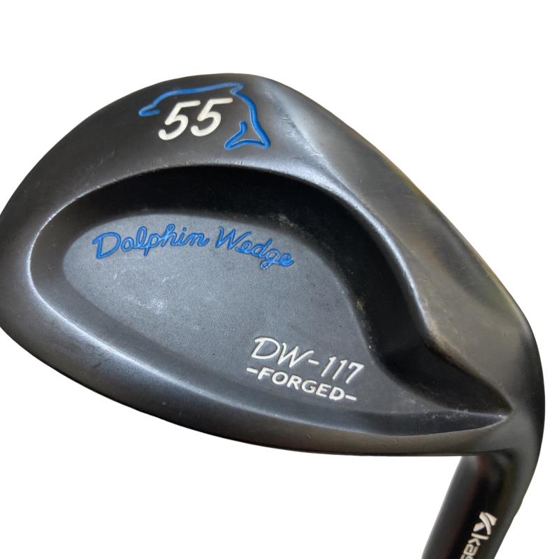 【中古】 キャスコ Dolphin wedge DW-117 FORGED 55° ウェッジ WG MCI SOLID 85 (フレックス余分の物) メンズ 成人男性用 右利き 右用 C価値づける ゴルフ野球クラブ