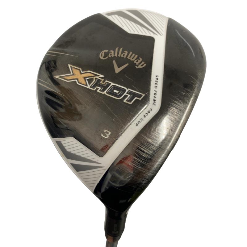 【中古】 キャロウェイ X HOT 3W フェアウェイウッド FW X HOT 55W(フェアウェイウッド) (フレックスSR) メンズ 男性用 右利き 右用 Cランク ゴルフクラブ