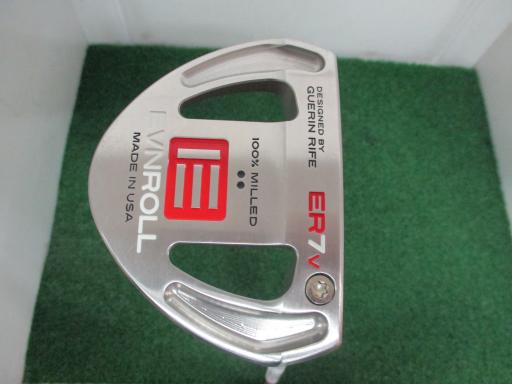 【中古】 EVNROLL EVNROLL ER7v(ショートスラント) 34in パター PT スチール写真 (フレックス余分の物) メンズ 成人男性用 右利き 右用 C序列付ける ゴルフ野球クラブ
