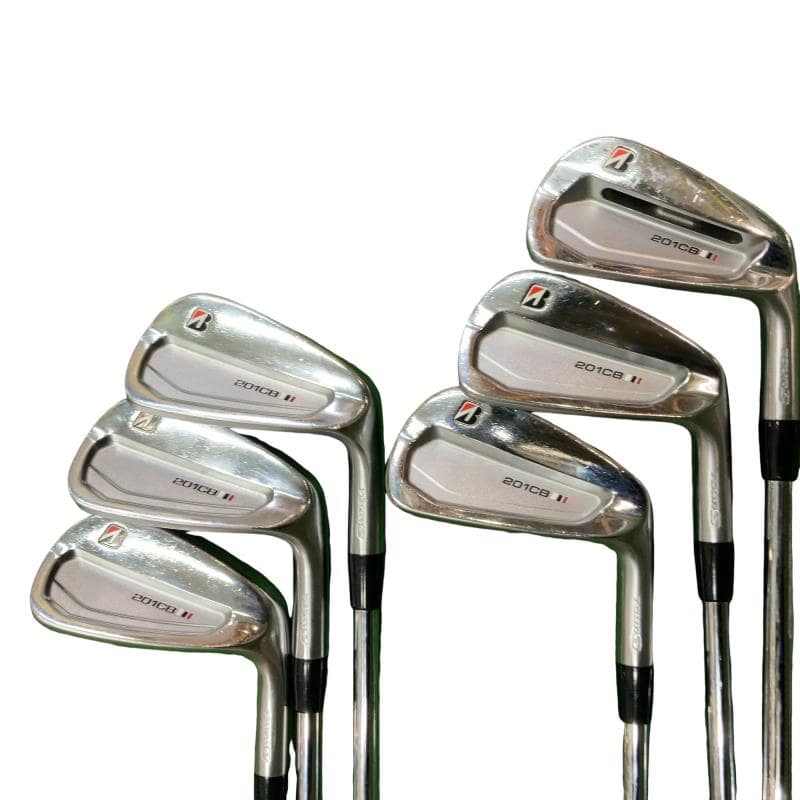 【中古】 ブリヂストン TOUR B 201CB 6S アイアンセット IR NS PRO MODUS3 TOUR120 (フレックスS) メンズ 男性用 右利き 右用 Cランク ゴルフクラブ
