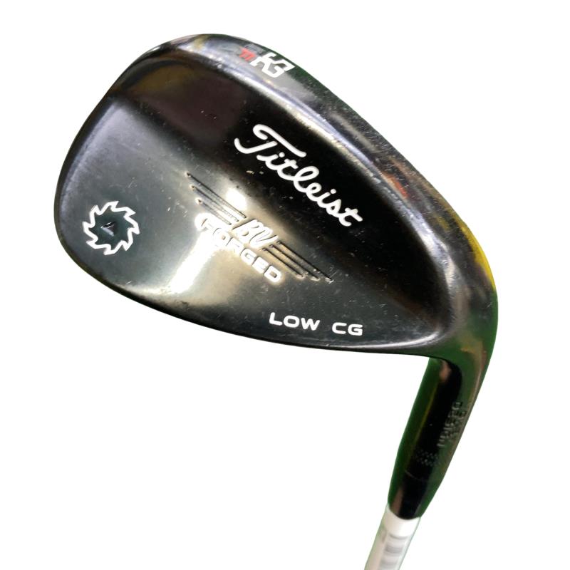 【中古】 タイトリスト VOKEY FORGED(2017) 黒いこと 52°/10°F ウェッジ WG Dynamic Gold (フレックスS) メンズ 成人男性用 右利き 右用 D序列付ける ゴルフ野球クラブ