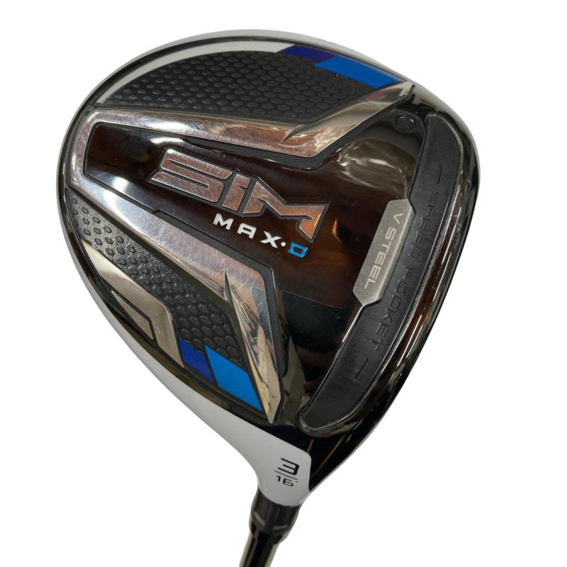 【中古】 テーラーメイド SIM MAX-D 3W USA フェアウェイウッド FW 純正特注シャフト (フレックスS) メンズ 男性用 右利き 右用 Cランク ゴルフクラブ