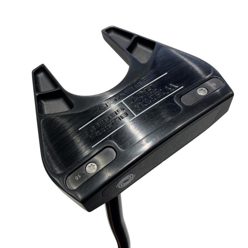 【中古】 オデッセイ WHITE HOT BLACK SEVEN(カスタム) パター PT 純然たる特注矢がら (フレックス余分の物) メンズ 成人男性用 右利き 右用 B位置づける ゴルフ野球クラブ