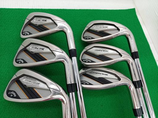【中古】 キャロウェイ MAVRIK 7S アイアンセット IR NS PRO ZELOS 7 (フレックスS) メンズ 男性用 右利き 右用 Cランク ゴルフクラブ