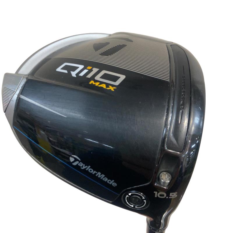 【中古】 テーラーメイド Qi10 MAX 10.5° ドライバー DR 純正特注シャフト (フレックスS) メンズ 男性用 右利き 右用 Cランク ゴルフクラブ