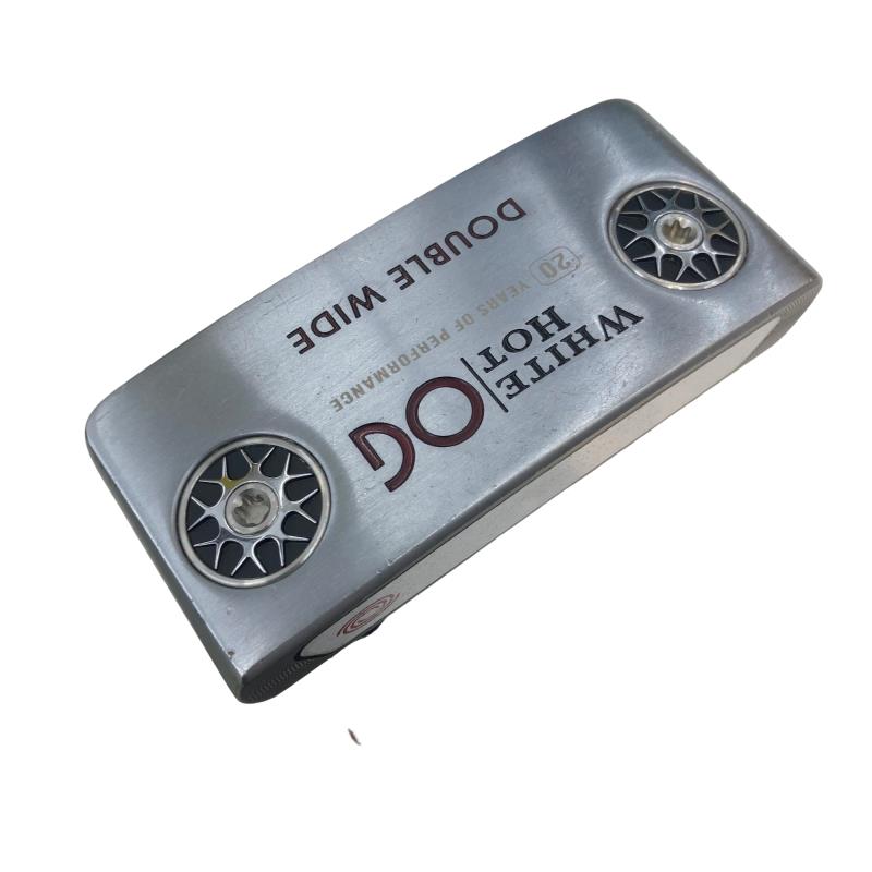 【中古】 オデッセイ WHITE HOT OG DOUBLE WIDE 33in パター PT スチール写真 (フレックス余分の物) メンズ 成人男性用 右利き 右用 C位置づける ゴルフ野球クラブ