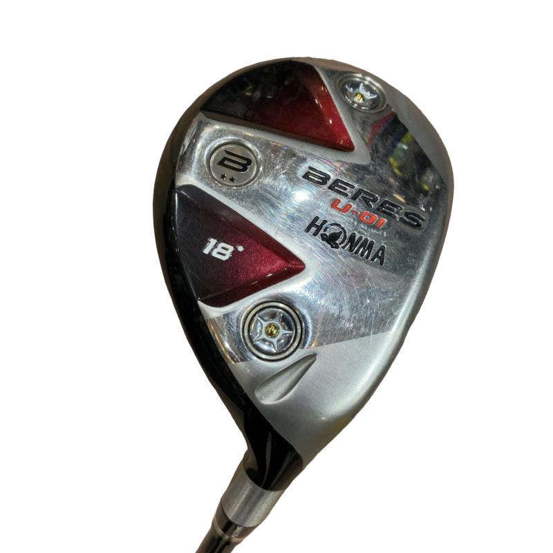 【中古】 本間ゴルフ BERES U-01 18° ユーティリティ UT 2S ARMRQ6 49(ユーティリティ) (フレックスS) メンズ 男性用 右利き 右用 Cランク ゴルフクラブ