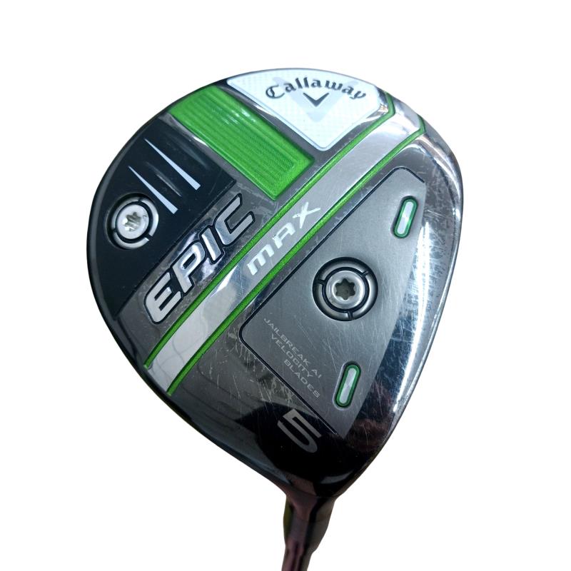 【中古】 キャロウェイ EPIC MAX 5W フェアウェイウッド FW Diamana 40 for CW(2021 EPIC FW) (フレックスS) メンズ 男性用 右利き 右用 Cランク ゴルフクラブ