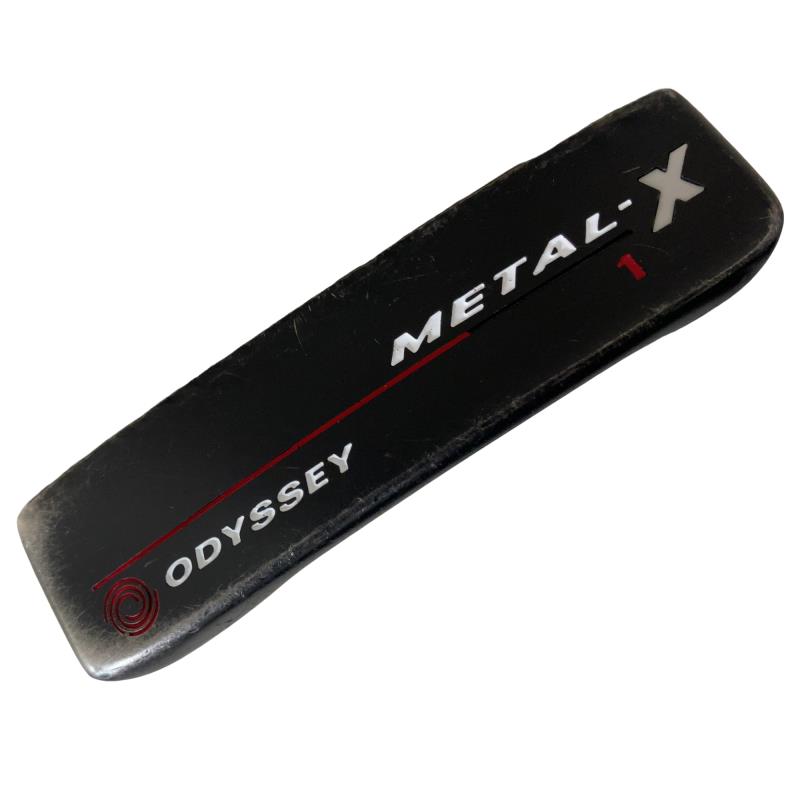 【中古】 オデッセイ METAL-X #1 34in パター PT スチール写真 (フレックス余分の物) メンズ 成人男性用 右利き 右用 D位置づける ゴルフ野球クラブ
