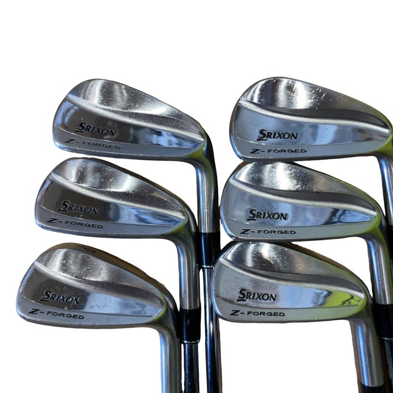 【中古】 ダンロップ SRIXON Z-FORGED 6S アイアンセット IR 純正特注シャフト (フレックスS) メンズ 男性用 右利き 右用 Cランク ゴルフクラブ|ゴルフパートナー 中古クラブ店