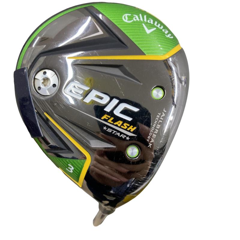 【中古】 キャロウェイ EPIC FLASH STAR 3W フェアウェイウッド FW 純正特注シャフト (フレックスS) メンズ 男性用 右利き 右用 Dランク ゴルフクラブ