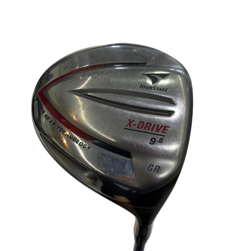 【中古】 ブリヂストン TOURSTAGE X-DRIVE GR 9.5° ドライバー DR 純正特注シャフト (フレックスS) メンズ 男性用 右利き 右用 Cランク ゴルフクラブ