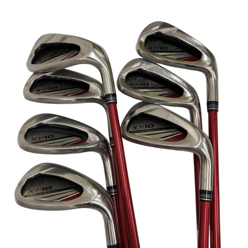 【中古】 ダンロップ XXIO(2020) 7S(レッド) アイアンセット IR XXIO MP1100(IR) レッド (フレックスR) メンズ 男性用 右利き 右用 Cランク ゴルフクラブ