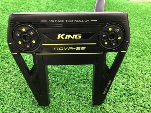 【中古】 コブラ KING NOVA-25 フローネック 35インチ パター PT スチール (フレックスその他) メンズ 男性用 右利き 右用 Cランク ゴルフクラブ