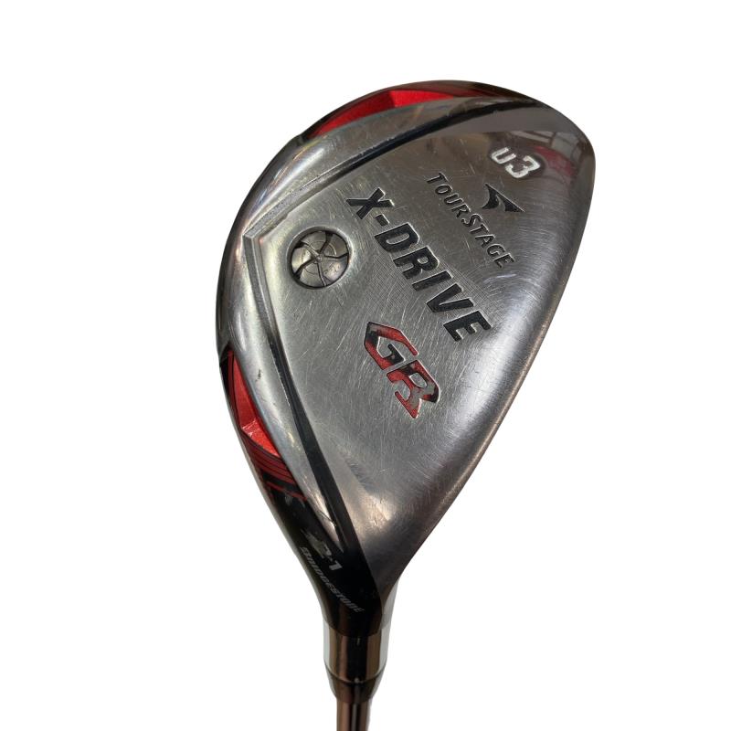 【中古】 ブリヂストン TOURSTAGE X-DRIVE GR(2010) U3 ユーティリティ UT GS 95 (フレックスS) メンズ 男性用 右利き 右用 Dランク ゴルフクラブ
