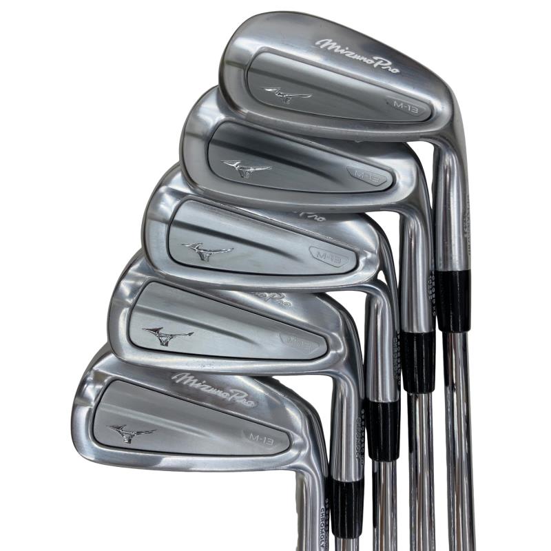 【中古】 ミズノ Mizuno Pro M-13 6S アイアンセット IR 純正特注シャフト (フレックスX) メンズ 男性用 右利き 右用 Cランク ゴルフクラブ|ゴルフパートナー 中古クラブ店