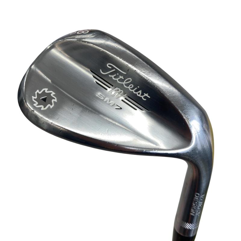 【中古】 タイトリスト VOKEY SPIN MILLED SM7 ツアークロム 58°/12°D ウェッジ WG NS PRO 950GH (フレックスS) メンズ 男性用 右利き 右用 Dランク ゴルフクラブ