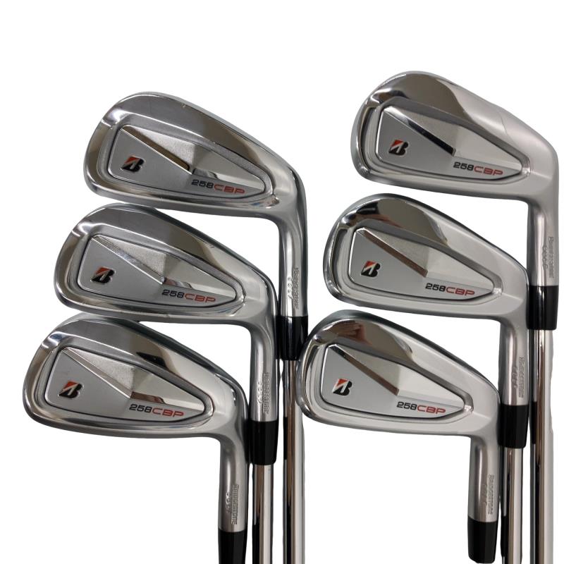 【中古】 ブリヂストン BRIDGESTONE 258CBP 6S アイアンセット IR 純正特注シャフト (フレックスS) メンズ 男性用 右利き 右用 Cランク ゴルフクラブ