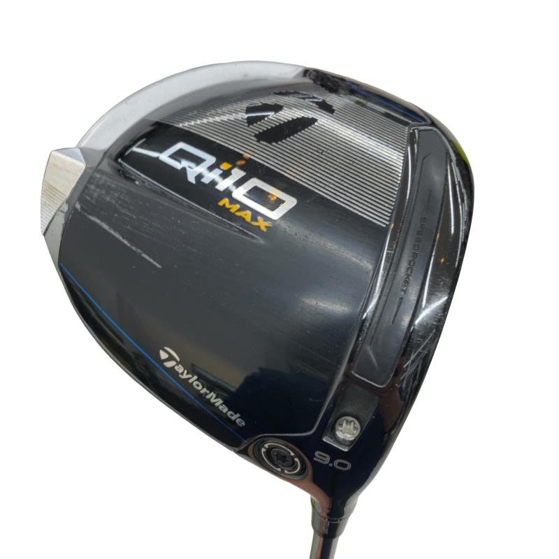 【中古】 テーラーメイド Qi10 MAX 9° ドライバー DR 純正特注シャフト (フレックスS) メンズ 男性用 右利き 右用 Cランク ゴルフクラブ