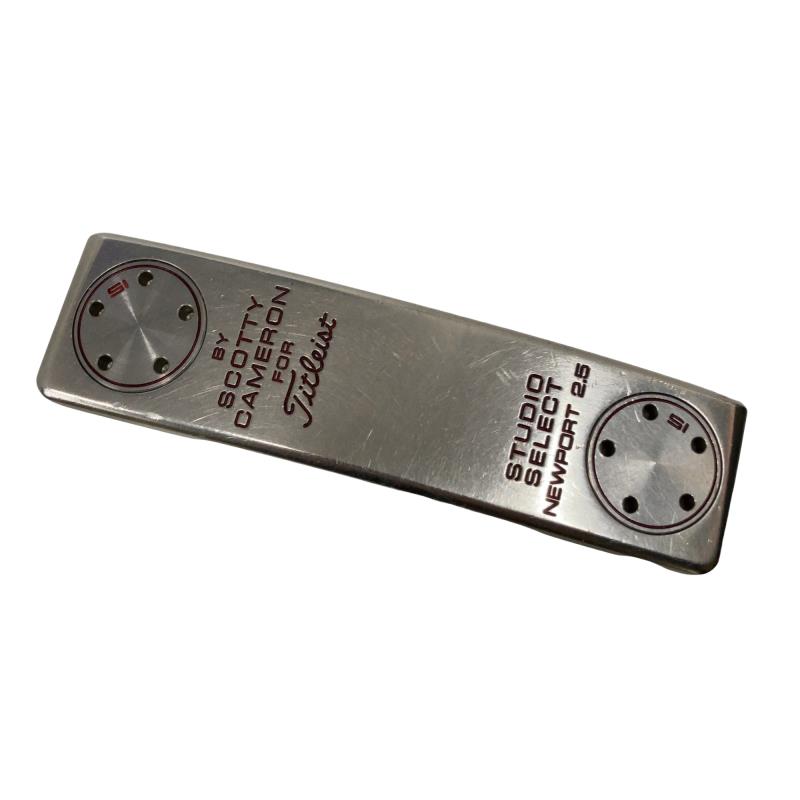 【中古】 タイトリスト SCOTTY CAMERON STUDIO SELECT NEWPORT 2.5 33in パター PT スチール写真 (フレックス余分の物) メンズ 成人男性用 右利き 右用 C価値づける ゴルフ野球クラブ